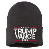 Trump Vance 2024 Election Vice President Sustainable Knit Beanie