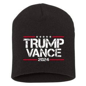 Trump Vance 2024 Election Vice President Short Acrylic Beanie