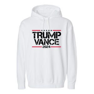 Trump Vance 2024 Election Vice President Garment-Dyed Fleece Hoodie