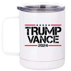 Trump Vance 2024 Election Vice President 12 oz Stainless Steel Tumbler Cup