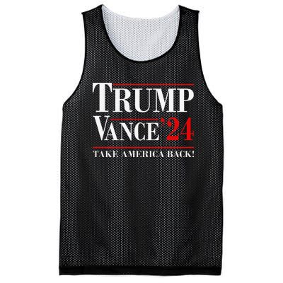 Trump Vance 2024 Take America Back Vice President Election Mesh Reversible Basketball Jersey Tank