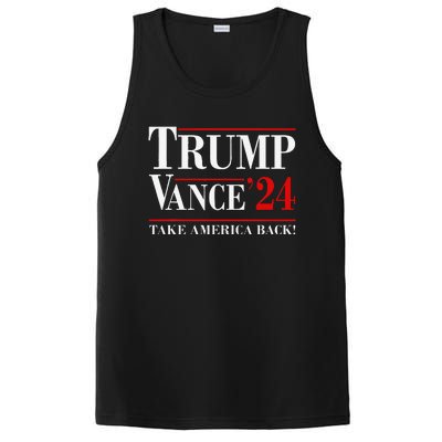 Trump Vance 2024 Take America Back Vice President Election PosiCharge Competitor Tank