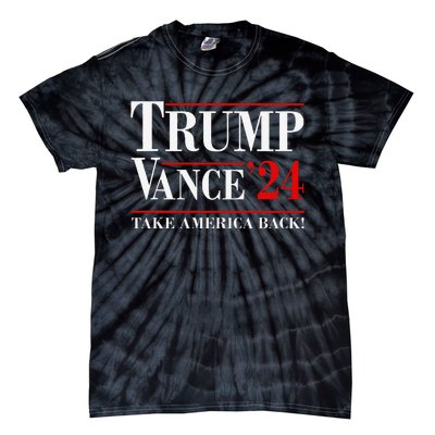 Trump Vance 2024 Take America Back Vice President Election Tie-Dye T-Shirt