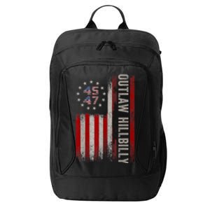 Trump Vance 2024 Donald Trump J.D. Vance Outlaw Hillbilly City Backpack