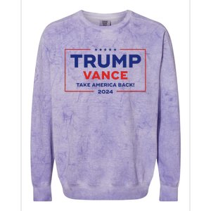 Trump Vance 2024 Vice President Vp Trump 2024 Election Colorblast Crewneck Sweatshirt