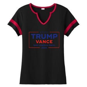 Trump Vance 2024 Vice President Vp Trump 2024 Election Ladies Halftime Notch Neck Tee