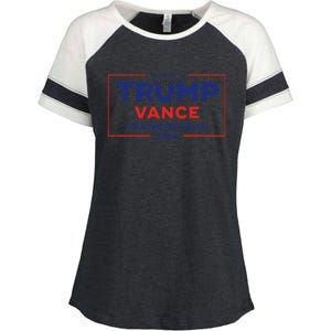 Trump Vance 2024 Vice President Vp Trump 2024 Election Enza Ladies Jersey Colorblock Tee