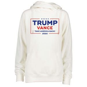 Trump Vance 2024 Vice President Vp Trump 2024 Election Womens Funnel Neck Pullover Hood