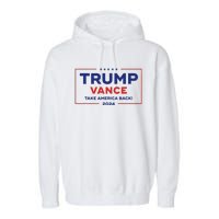 Trump Vance 2024 Vice President Vp Trump 2024 Election Garment-Dyed Fleece Hoodie