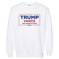 Trump Vance 2024 Vice President Vp Trump 2024 Election Garment-Dyed Sweatshirt