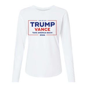 Trump Vance 2024 Vice President Vp Trump 2024 Election Womens Cotton Relaxed Long Sleeve T-Shirt