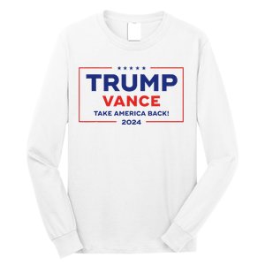 Trump Vance 2024 Vice President Vp Trump 2024 Election Long Sleeve Shirt