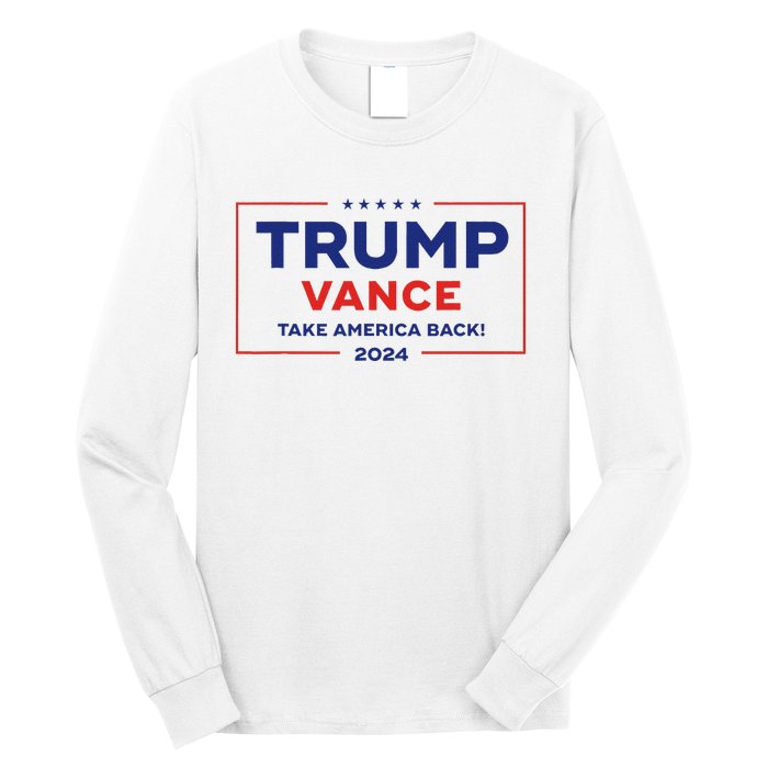 Trump Vance 2024 Vice President Vp Trump 2024 Election Long Sleeve Shirt