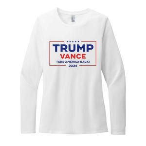 Trump Vance 2024 Vice President Vp Trump 2024 Election Womens CVC Long Sleeve Shirt