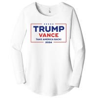 Trump Vance 2024 Vice President Vp Trump 2024 Election Women's Perfect Tri Tunic Long Sleeve Shirt