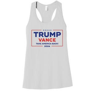 Trump Vance 2024 Vice President Vp Trump 2024 Election Women's Racerback Tank