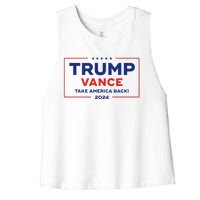 Trump Vance 2024 Vice President Vp Trump 2024 Election Women's Racerback Cropped Tank