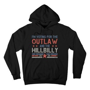 Trump Vance 2024 Donald Trump J.D. Vance Outlaw Hillbilly Hoodie