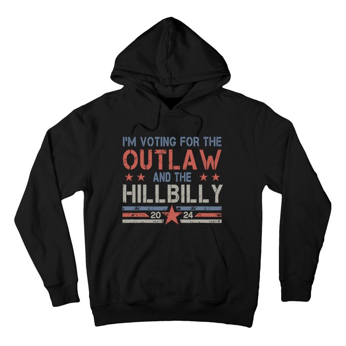 Trump Vance 2024 Donald Trump J.D. Vance Outlaw Hillbilly Hoodie