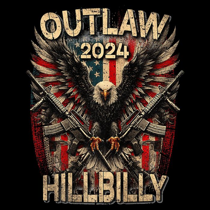 Trump Vance 24 Outlaw Hillbilly Us Flag Vintage Premium Hoodie