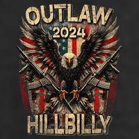 Trump Vance 24 Outlaw Hillbilly Us Flag Vintage Premium Beanie