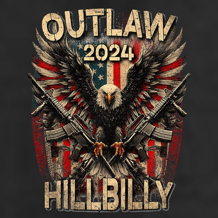 Trump Vance 24 Outlaw Hillbilly Us Flag Vintage Premium Beanie
