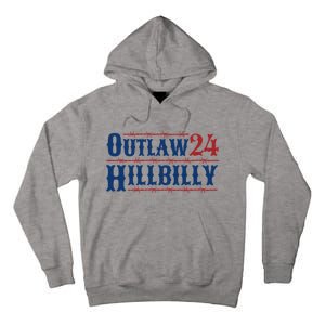 Trump Vance 2024 J.D. Vance Outlaw Hillbilly 24 Tall Hoodie