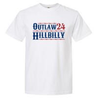 Trump Vance 2024 J.D. Vance Outlaw Hillbilly 24 Garment-Dyed Heavyweight T-Shirt