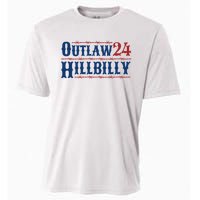 Trump Vance 2024 J.D. Vance Outlaw Hillbilly 24 Cooling Performance Crew T-Shirt