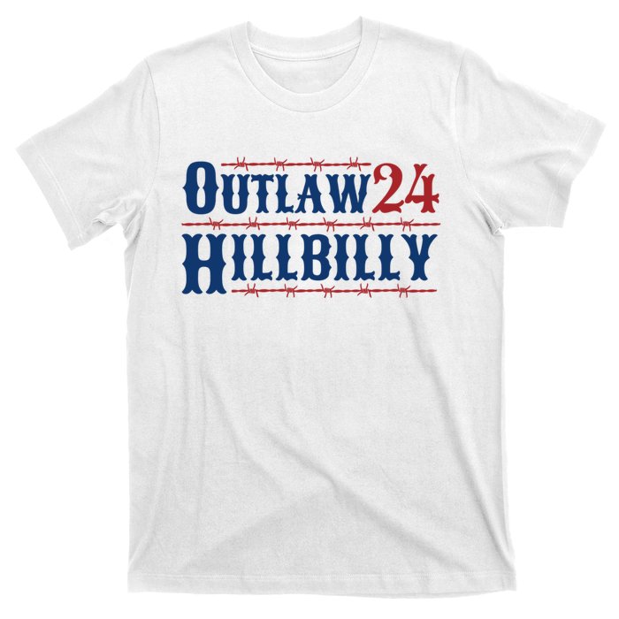 Trump Vance 2024 J.D. Vance Outlaw Hillbilly 24 T-Shirt