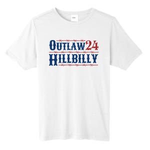 Trump Vance 2024 J.D. Vance Outlaw Hillbilly 24 Tall Fusion ChromaSoft Performance T-Shirt