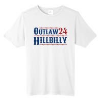 Trump Vance 2024 J.D. Vance Outlaw Hillbilly 24 Tall Fusion ChromaSoft Performance T-Shirt