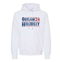 Trump Vance 2024 J.D. Vance Outlaw Hillbilly 24 Premium Hoodie