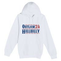 Trump Vance 2024 J.D. Vance Outlaw Hillbilly 24 Premium Pullover Hoodie