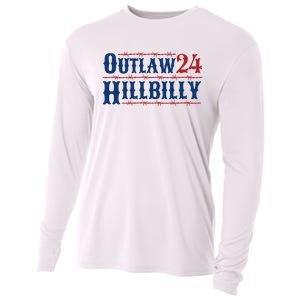 Trump Vance 2024 J.D. Vance Outlaw Hillbilly 24 Cooling Performance Long Sleeve Crew