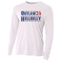 Trump Vance 2024 J.D. Vance Outlaw Hillbilly 24 Cooling Performance Long Sleeve Crew