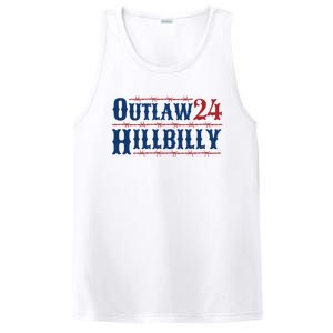 Trump Vance 2024 J.D. Vance Outlaw Hillbilly 24 PosiCharge Competitor Tank