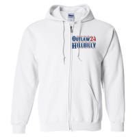 Trump Vance 2024 J.D. Vance Outlaw Hillbilly 24 Full Zip Hoodie