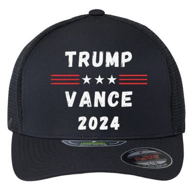 Trump Vance 2024 Vote Trump Vance 24 Im Voting Trump Vance Flexfit Unipanel Trucker Cap