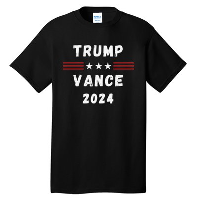 Trump Vance 2024 Vote Trump Vance 24 Im Voting Trump Vance Tall T-Shirt