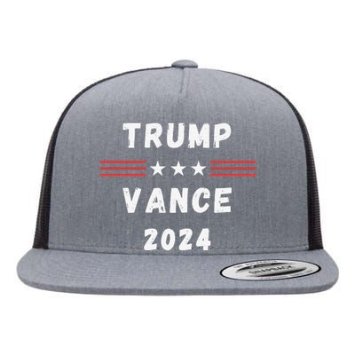 Trump Vance 2024 Vote Trump Vance 24 Im Voting Trump Vance Flat Bill Trucker Hat