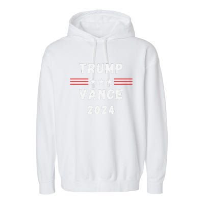 Trump Vance 2024 Vote Trump Vance 24 Im Voting Trump Vance Garment-Dyed Fleece Hoodie