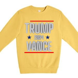 Trump Vance 2024 Presidential Race Premium Crewneck Sweatshirt