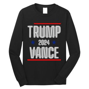 Trump Vance 2024 Presidential Race Long Sleeve Shirt