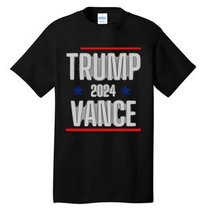 Trump Vance 2024 Presidential Race Tall T-Shirt