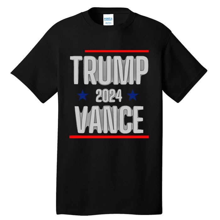 Trump Vance 2024 Presidential Race Tall T-Shirt