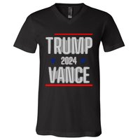 Trump Vance 2024 Presidential Race V-Neck T-Shirt