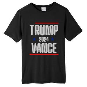 Trump Vance 2024 Presidential Race Tall Fusion ChromaSoft Performance T-Shirt