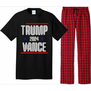 Trump Vance 2024 Presidential Race Pajama Set