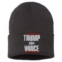 Trump Vance 2024 Presidential Race Sustainable Knit Beanie